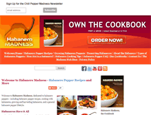 Tablet Screenshot of habaneromadness.com